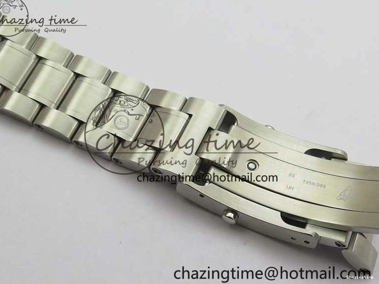 0211 Speedmaster SS Snoopy Apollo OMF Best Edition White Dial on SS Bracelet Venus EasyCare 7877